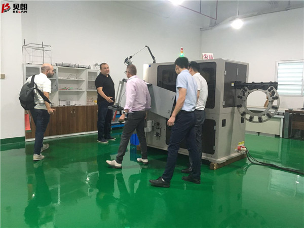 巴西客戶參觀貝朗自動化設備現場 巴西客戶參觀貝朗自動化設備現場